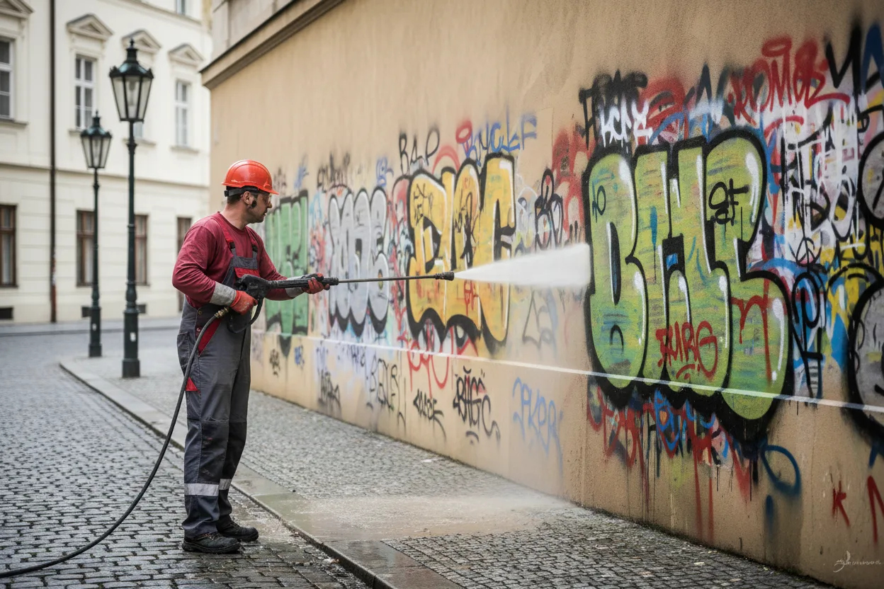 Odstranění graffiti